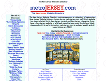 Tablet Screenshot of metrojersey.com